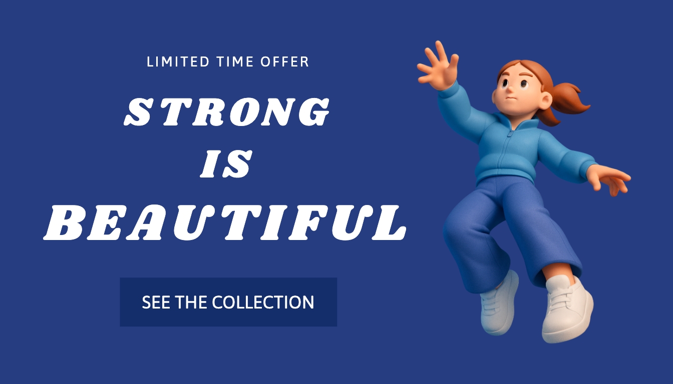 Bold Limited Time Offer Promotional Banner with Animated Character Banner