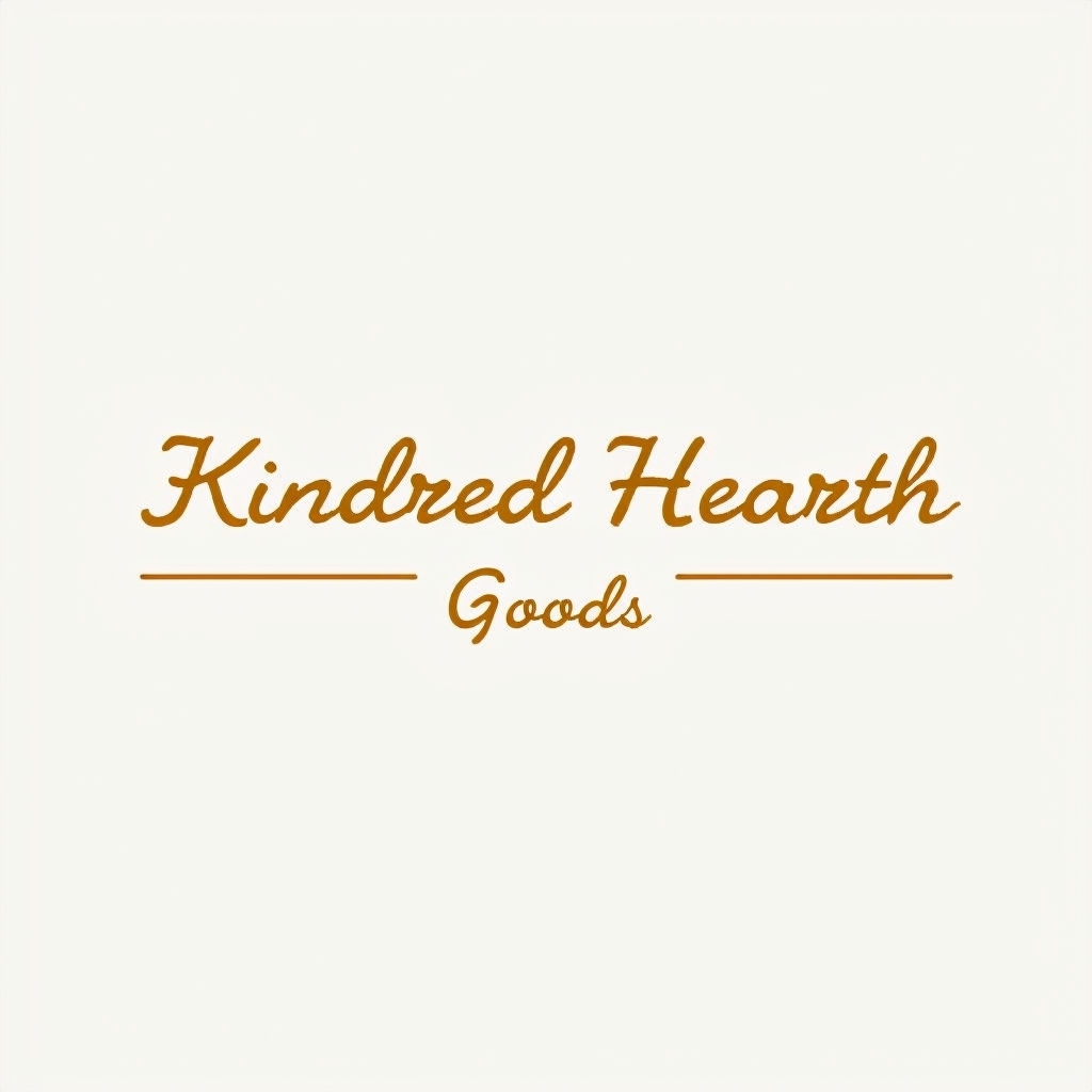 Minimalist Japandi Logo for Kindred Hearth Goods Design Logo