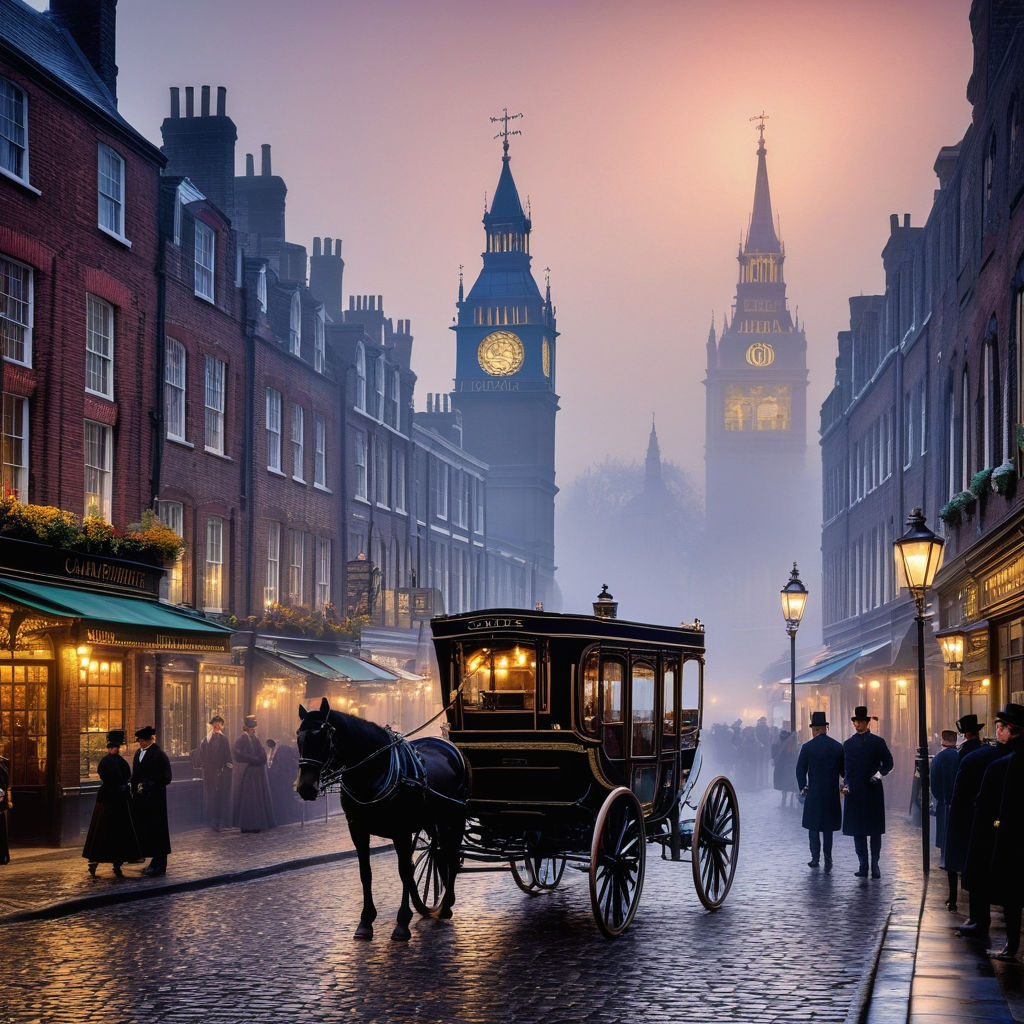 victorian london cobblestone streets