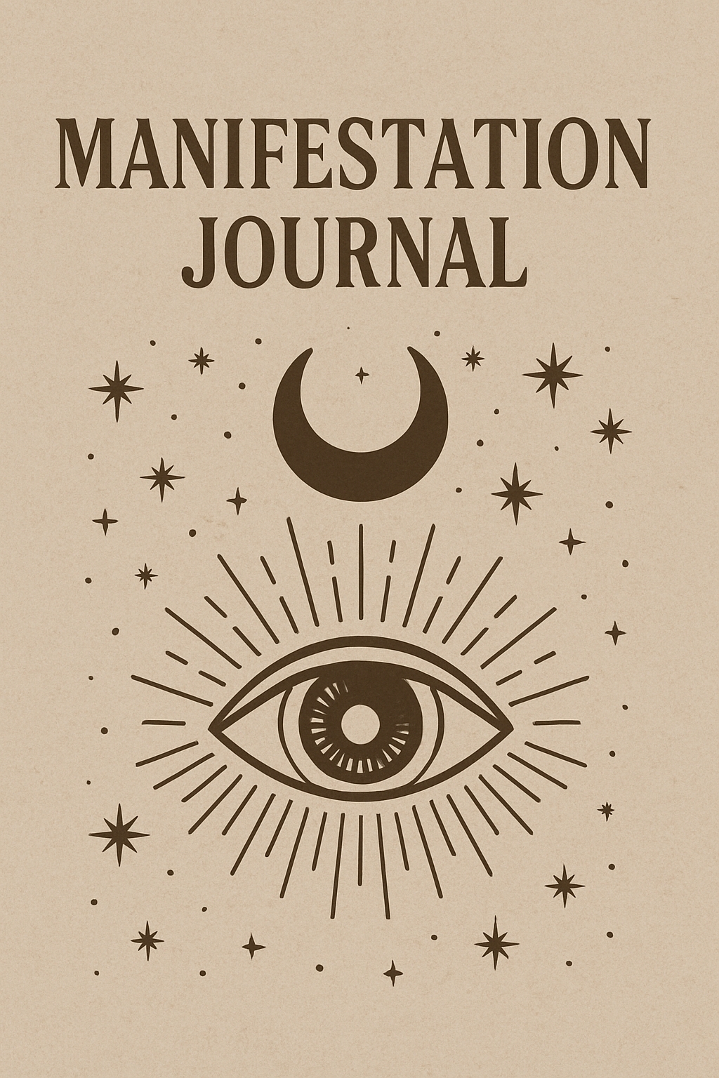 Mystical Manifestation Journal with All-Seeing Eye Design EBook Cover