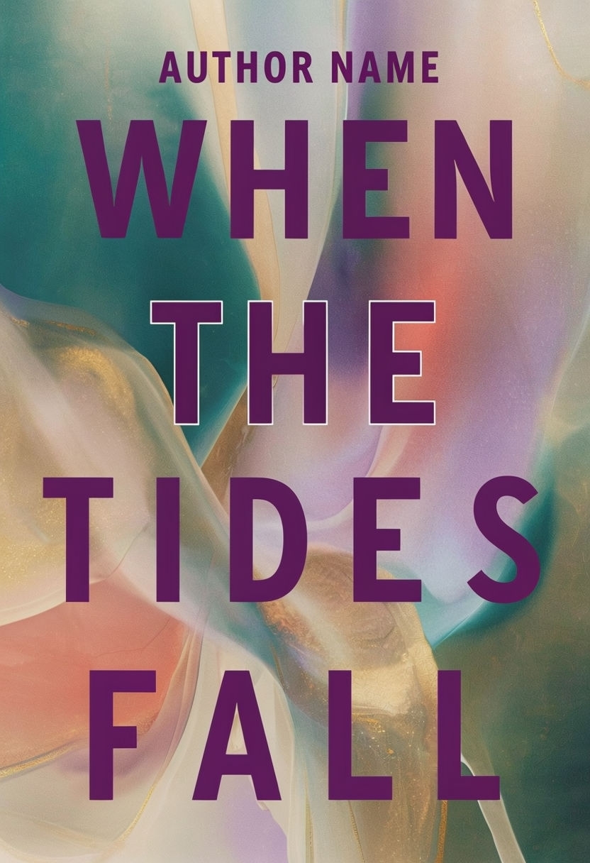 "When the Tides Fall Modern Abstract EBook Cover"