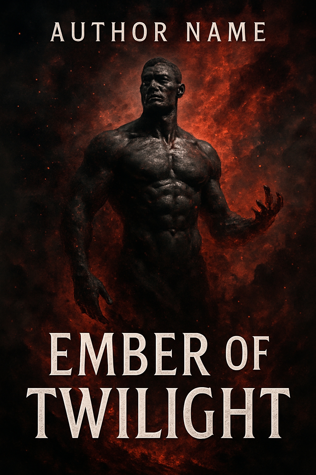 Dramatic Ember of Twilight Fantasy Artwork for EBook Cover