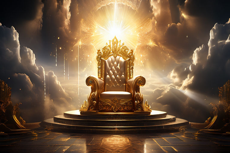 Extremely realistic image of god's throne in heaven by teste sempre ...