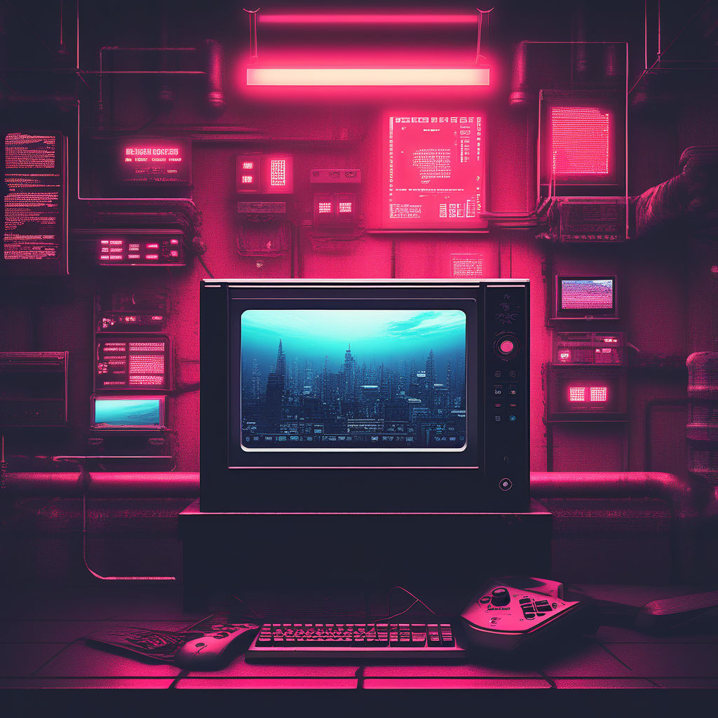 Aesthetic dark technology wallpaper by Mohsin Shykh - Playground