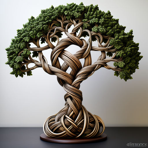 Fibonacci Celtic Rope Knot Intricate Tree By Katja H Playground