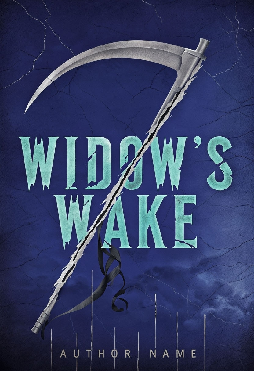 Eerie Widow's Wake Graphic Novel EBook Cover Design