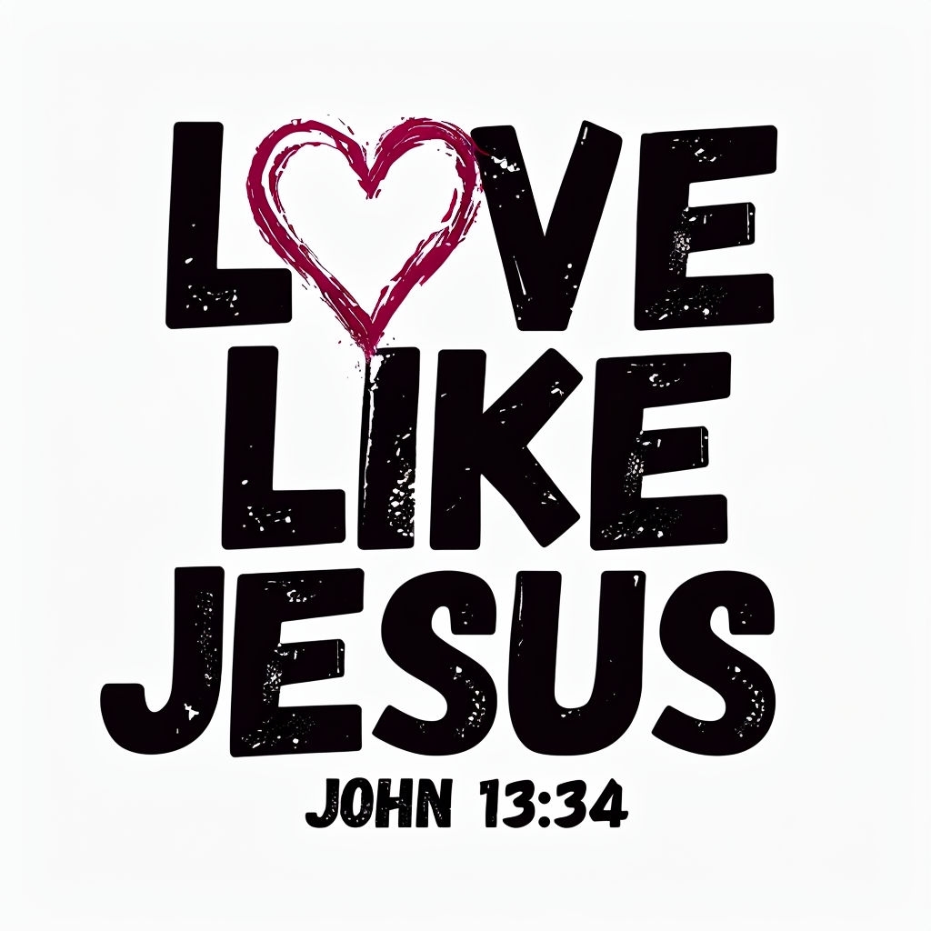 Love Like Jesus Inspirational Quote Mug