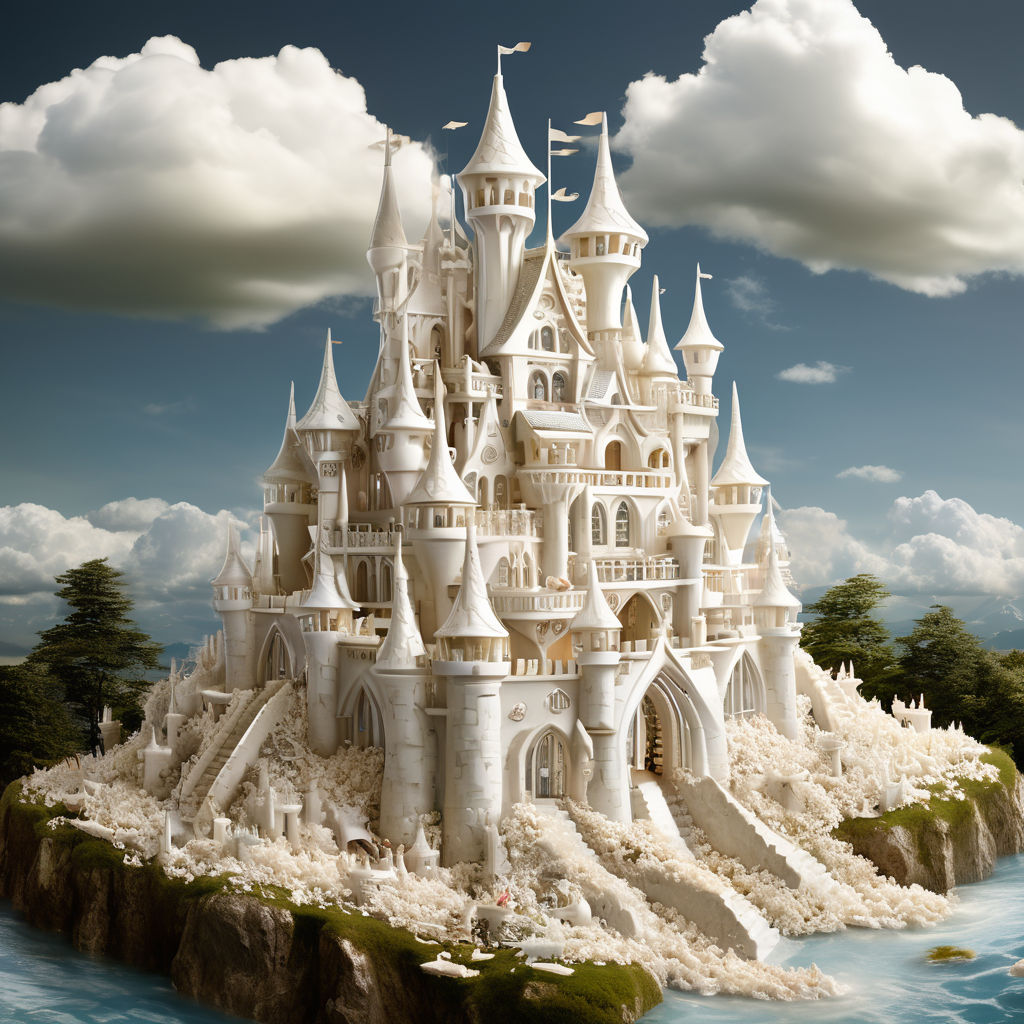 Tooth fairy castle made of teeth more teeth more teeth by Erika Allen ...