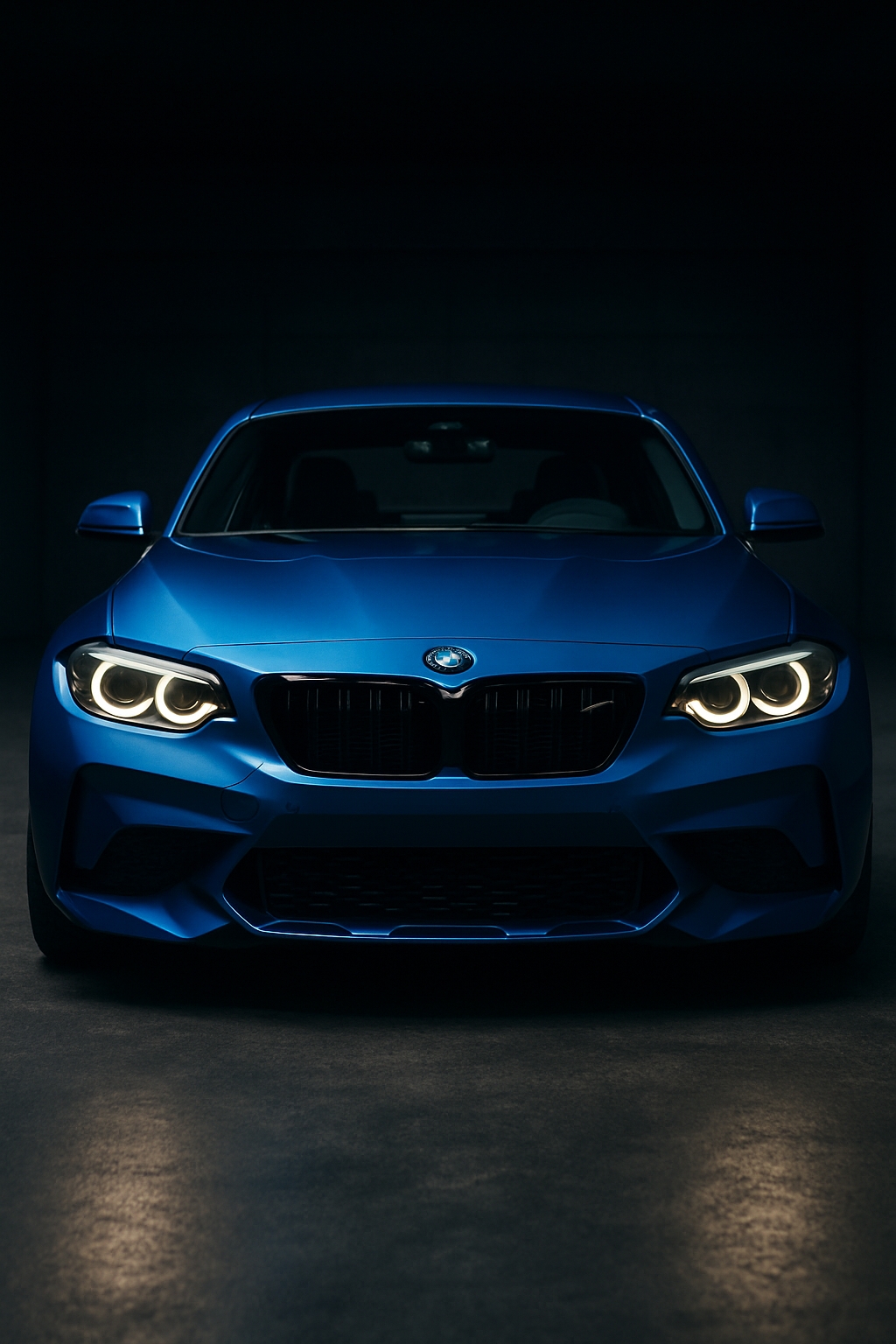 Sleek Blue BMW M3 High-Resolution Photo for Mobile Wallpaper