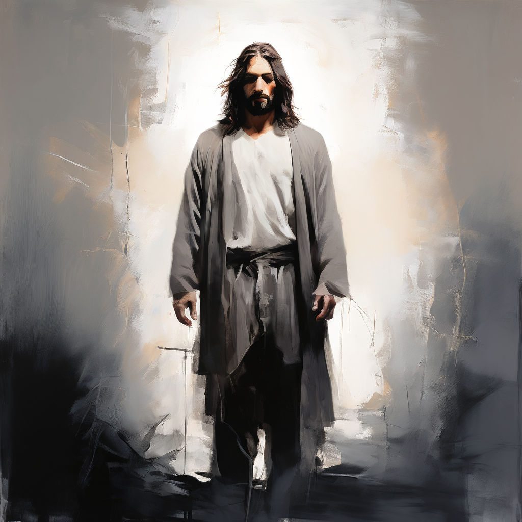 Modern Jesus depicted with a minimalist aesthetic by Marcus Nicolai ...