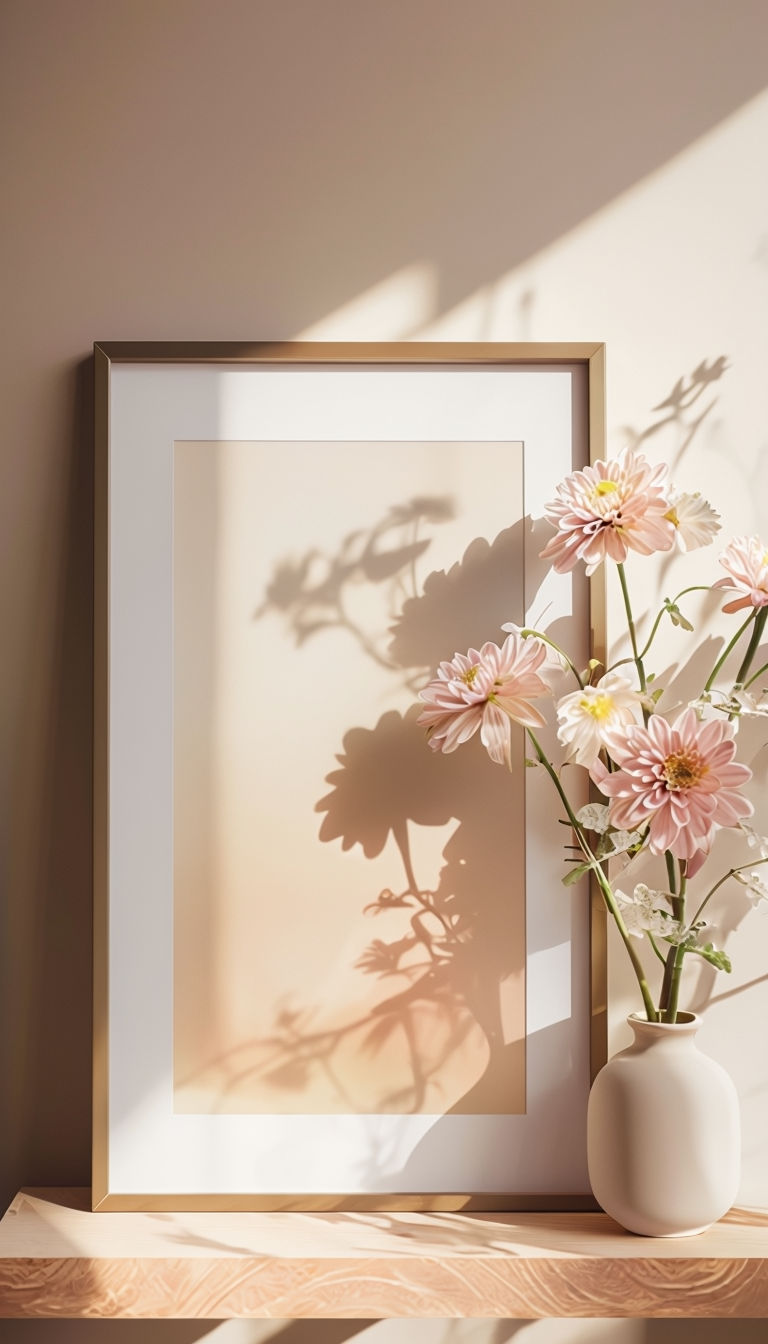  Minimalist Still Life Art Frame Mockup