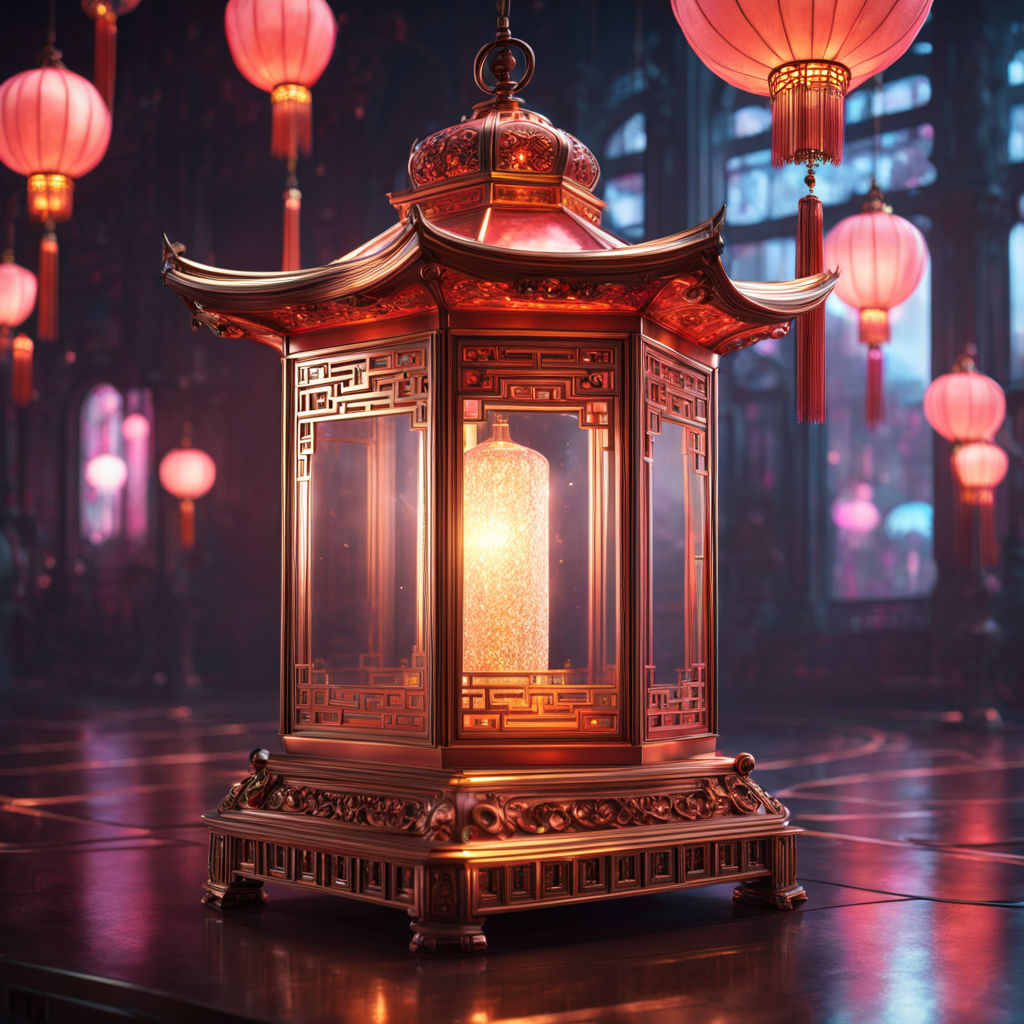 Chinese lantern music box by zhao wei - Playground