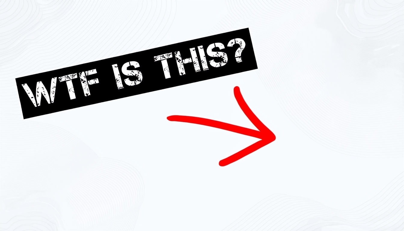 WTF Is This? Eye-Catching YouTube Thumbnail Design Social Media Post