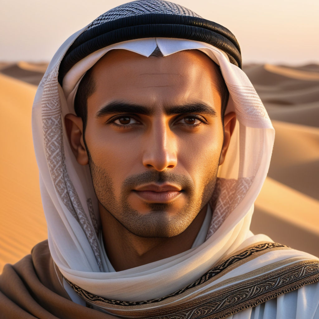 A handsome Arab man