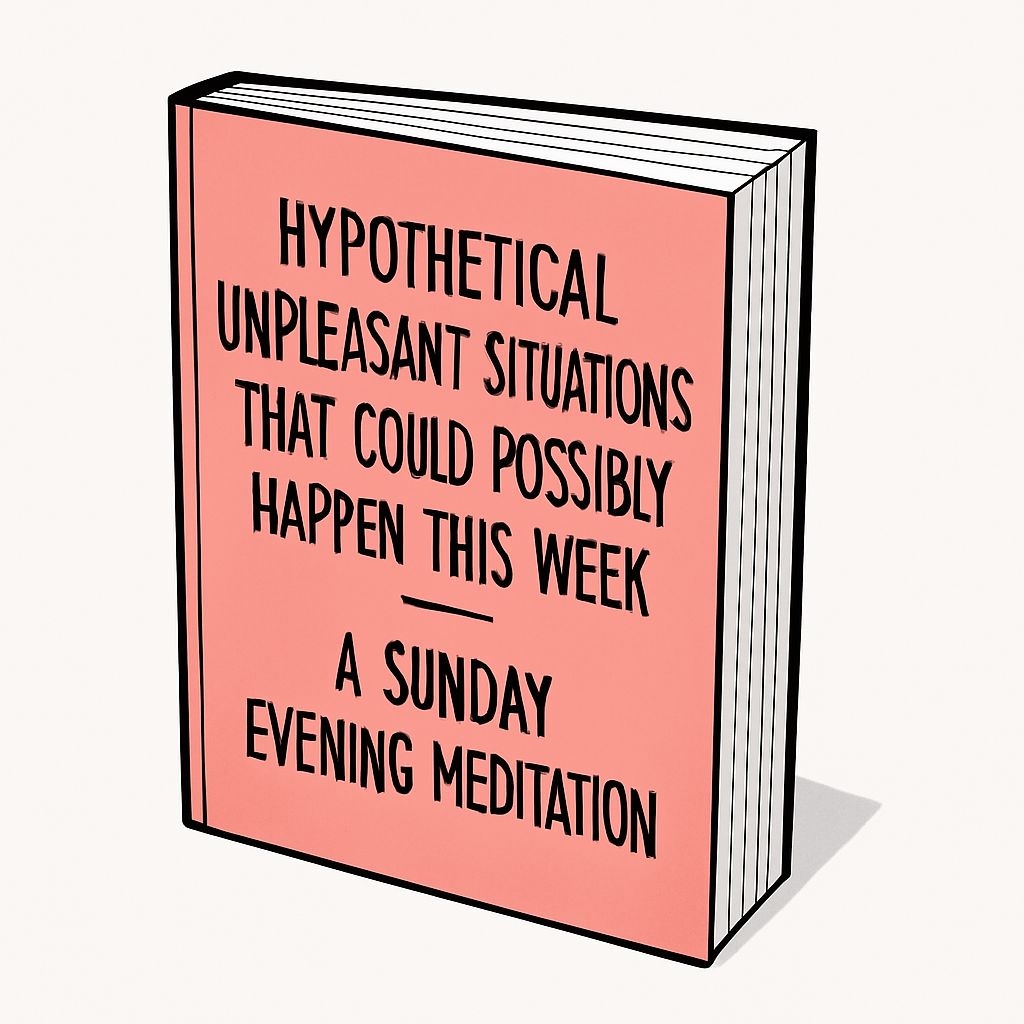 Coral Pink Book of Hypothetical Unpleasant Situations Meme
