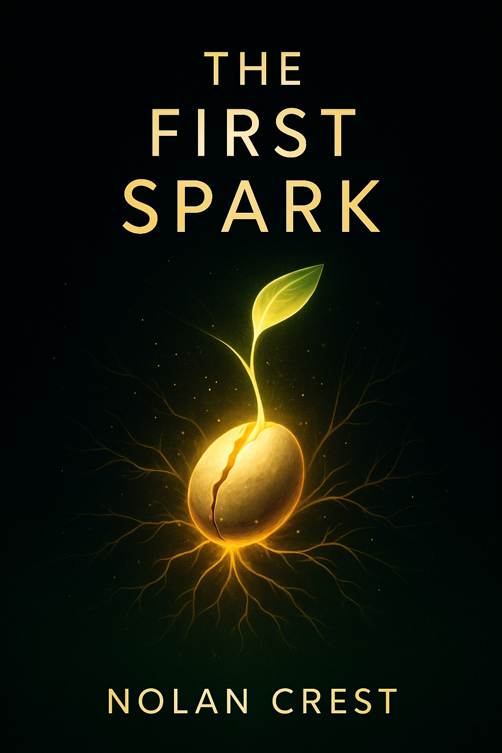 The First Spark Glowing Seed Pod EBook Cover Design