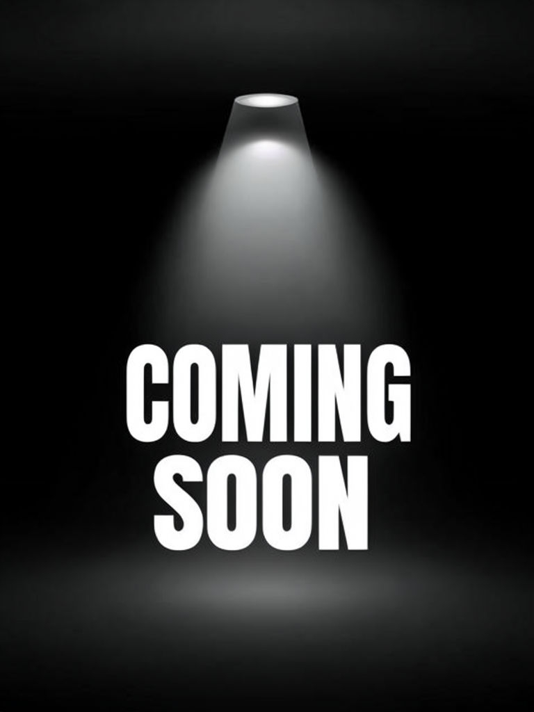 Minimalist Coming Soon Announcement with Spotlight Effect Social Media Post