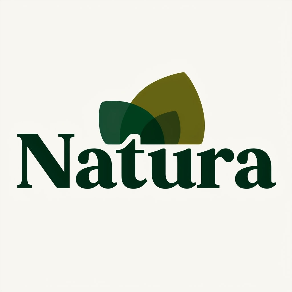 Bold Natura Leaf Logo for Sustainable Skincare Brand