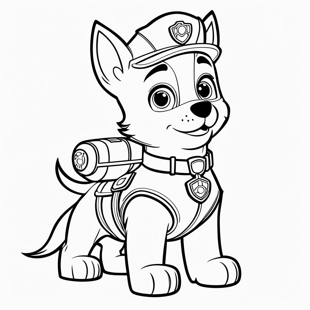 Coloring page of PAW Patrol by lina maria vasquez - Playground