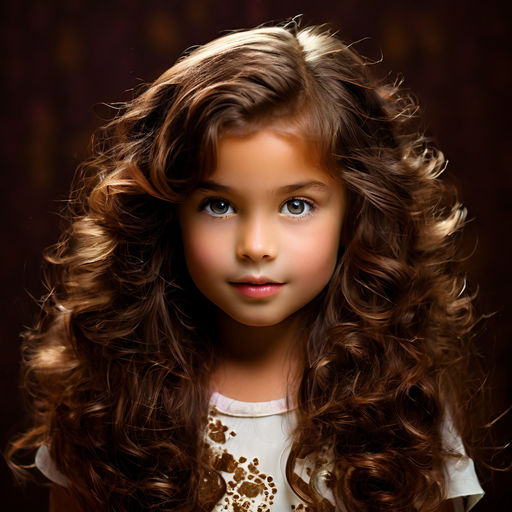 7 year old girl brown hair - Playground