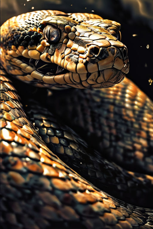 The python emerges from the body by 羅椅子 - Playground