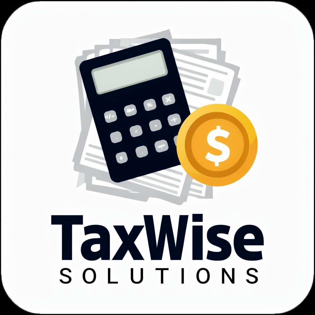 Modern TaxWise Solutions Logo for Financial Services