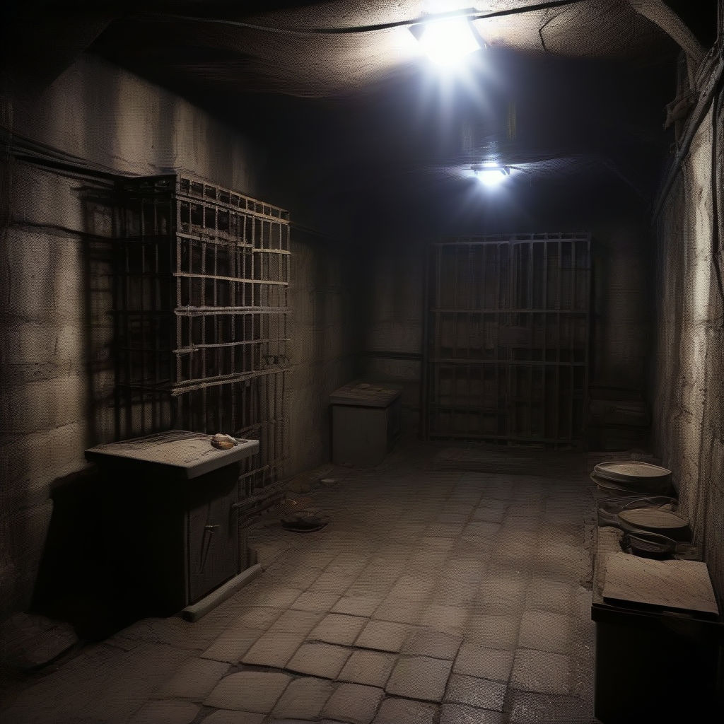 Dark Dirty Disgusting wer basement dungeon prison Cell by Jannis Pape ...