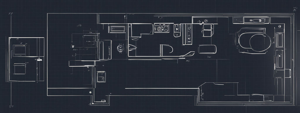 Floor plan with kitchen by Matej Matis - Playground