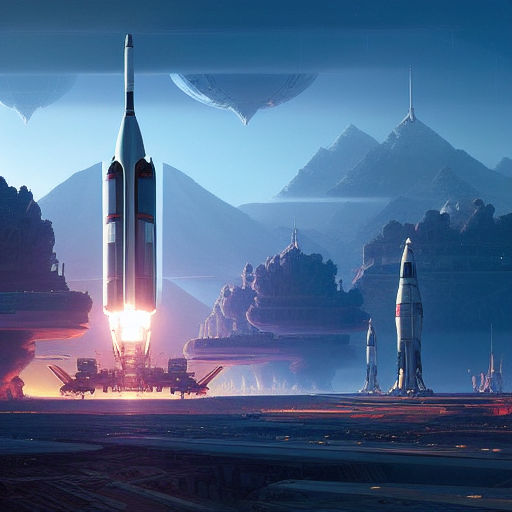 International space station futuristic concept art by Saikat Adhikary