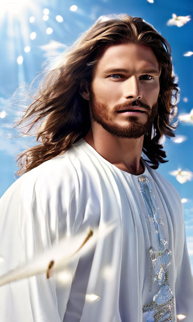 Glorified Jesus Christ supermodel by Influ Social - Playground