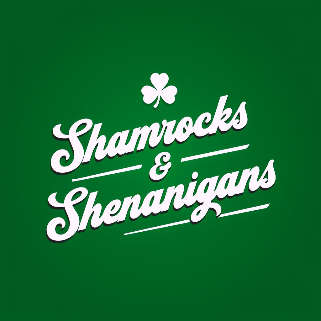 Retro Shamrocks & Shenanigans St. Patrick's Day T-Shirt