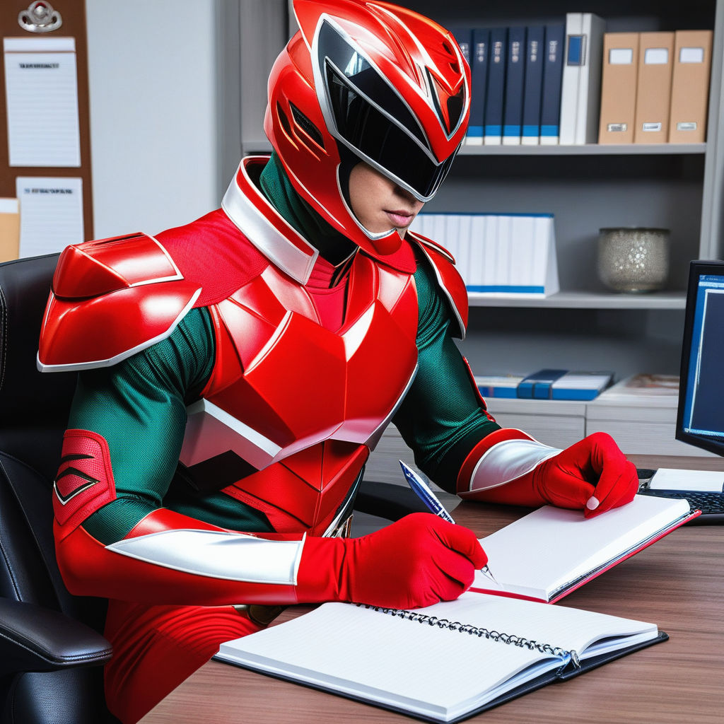 Red power ranger by rodolfo ferreira - Playground