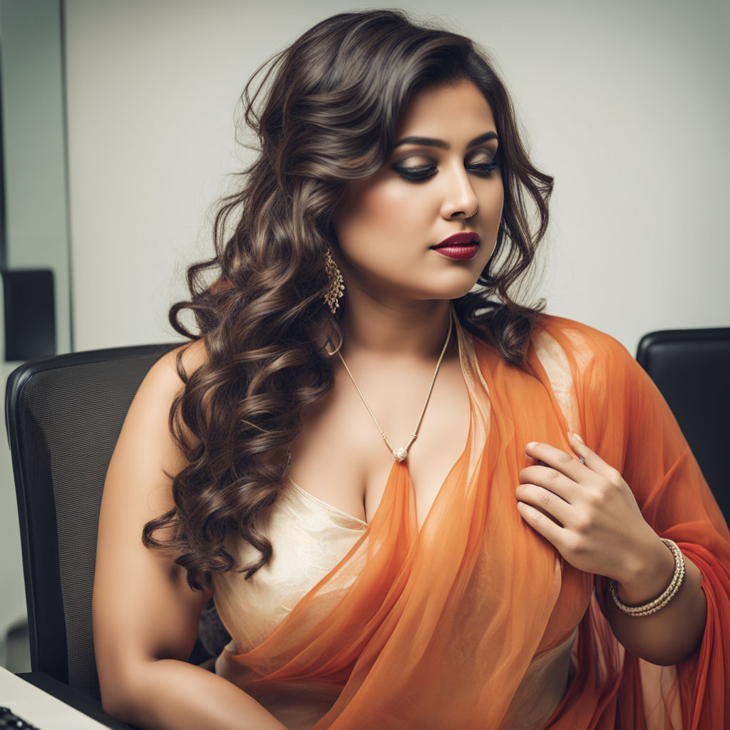 Sexy fashionable daring plus size exhibitionist Bengali MILF with massive  silicone push-up breast and huge round firm butt. Open sideboob by Wearing  an open sided halter sleeveless bustier with wide deep open