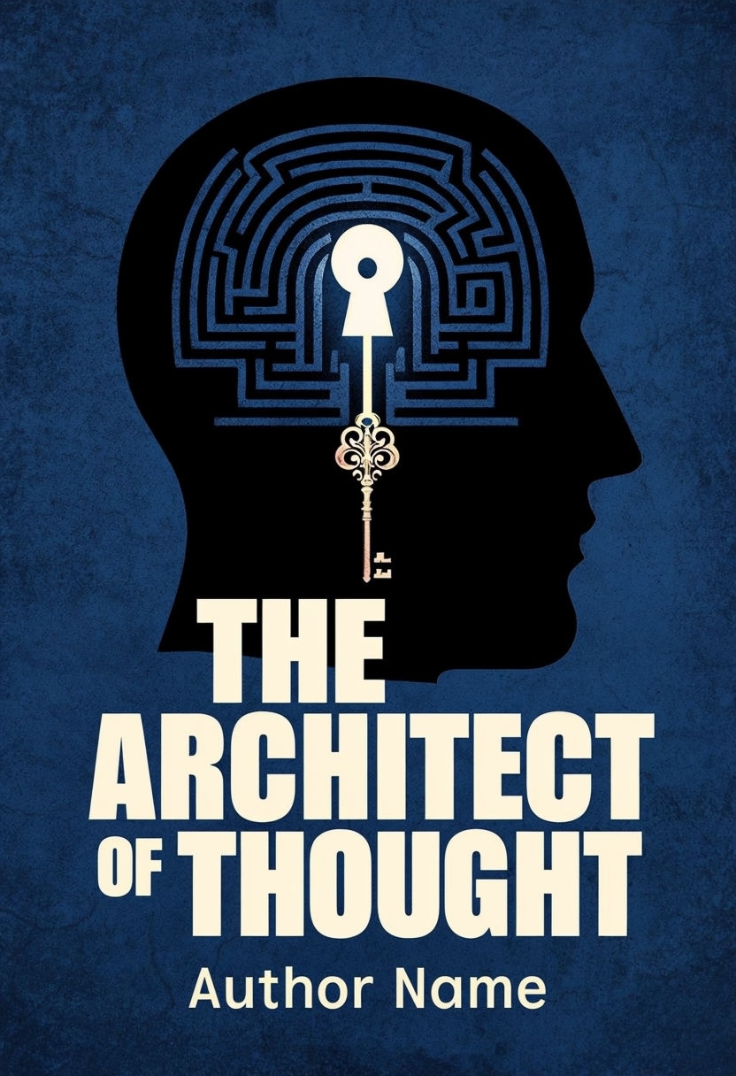 The Architect of Thought Striking EBook Cover Design