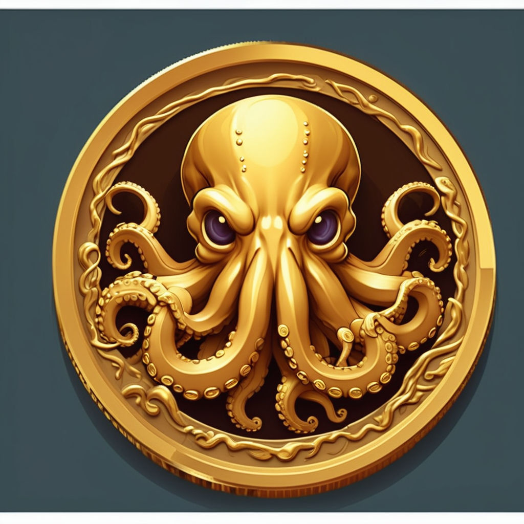 Kraken theme gold coin by Sandeep Patel - Playground