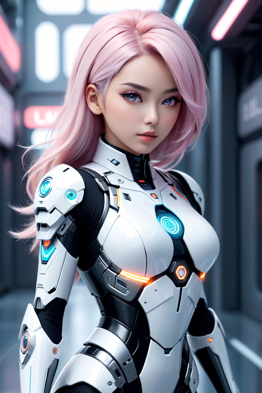 hentai robotech mechanical beautiful robot girl from American Samoa