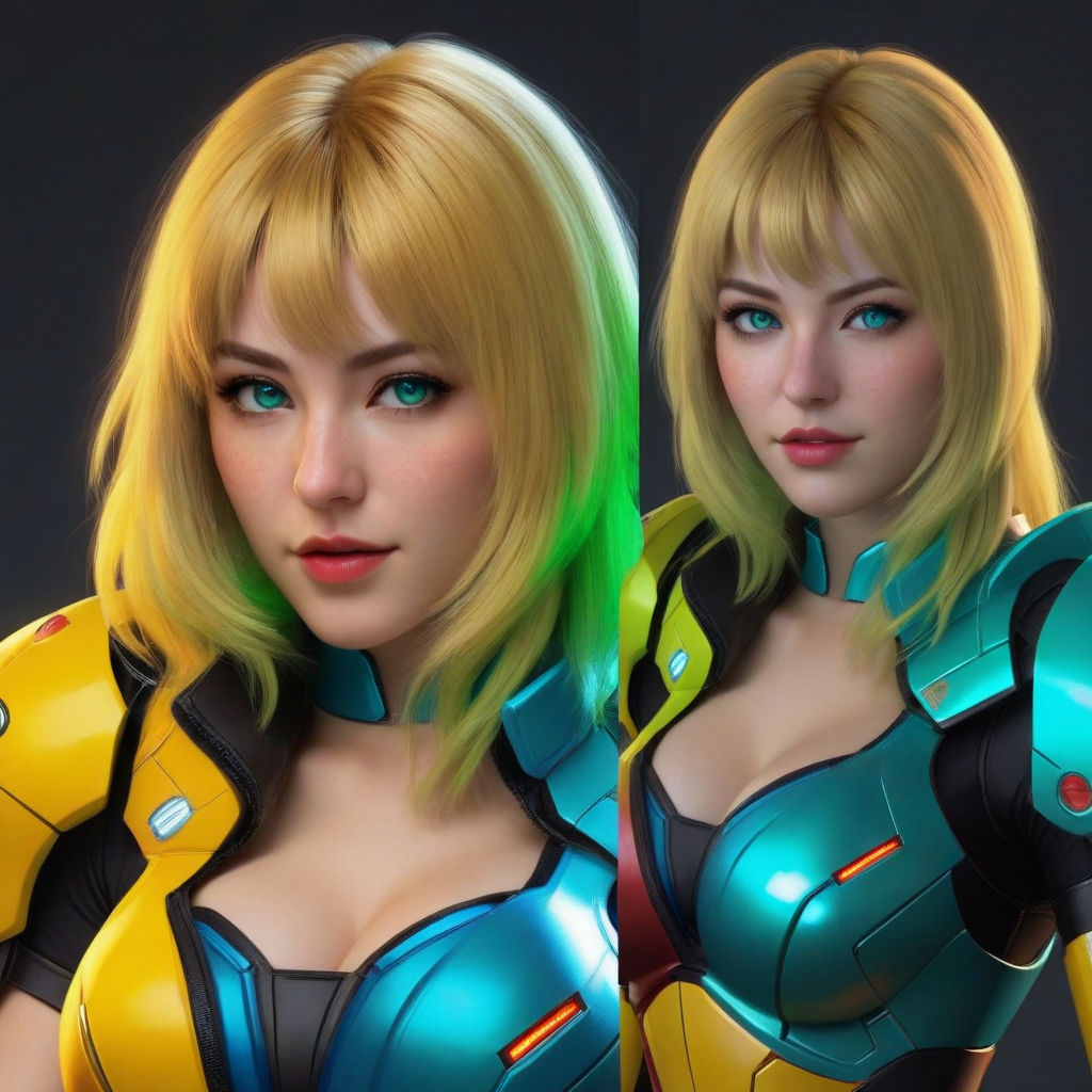 Zero suit Samus: perfect face