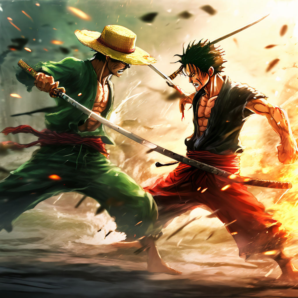 One Piece Wallpaper Luffy And Zoro Fighting - Infoupdate.org