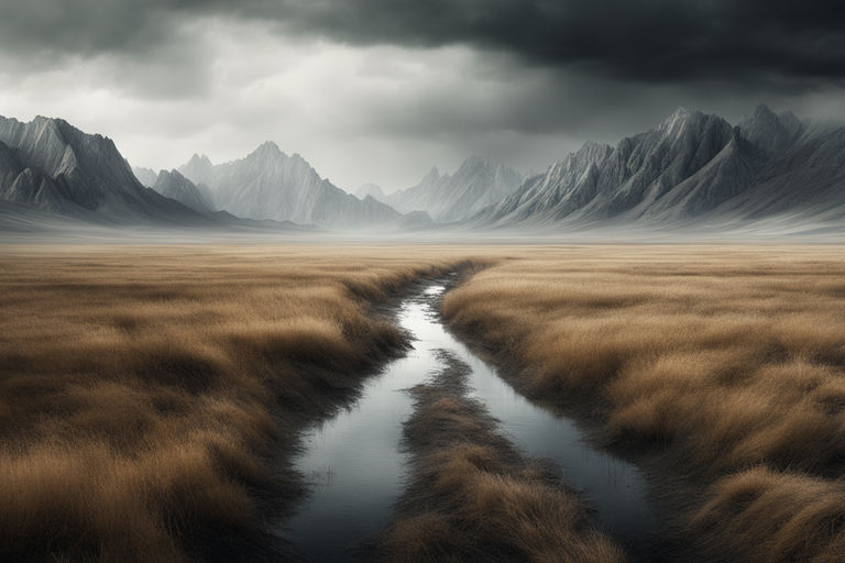 A Depressing Landscape Photo Of The Vastness Of Nature Inspi By