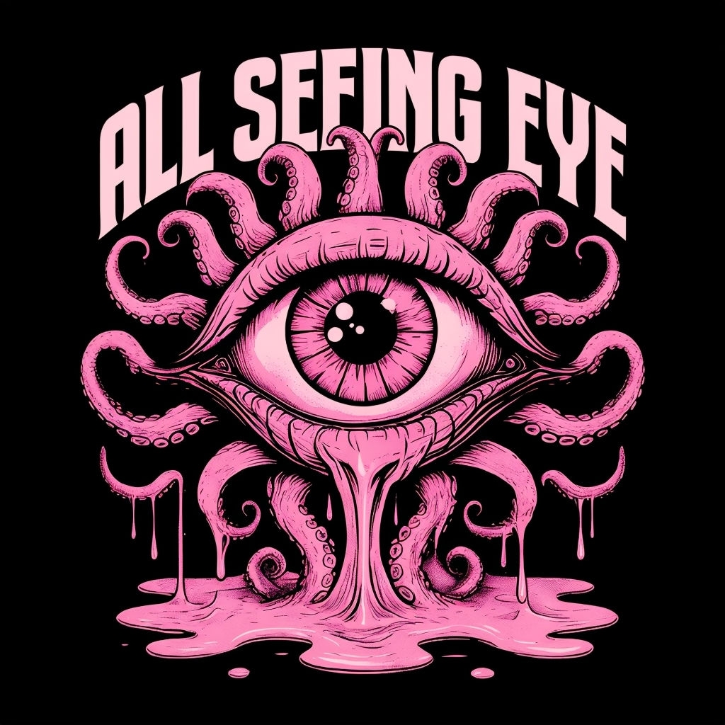 Surreal All Seeing Eye with Tentacles T-Shirt