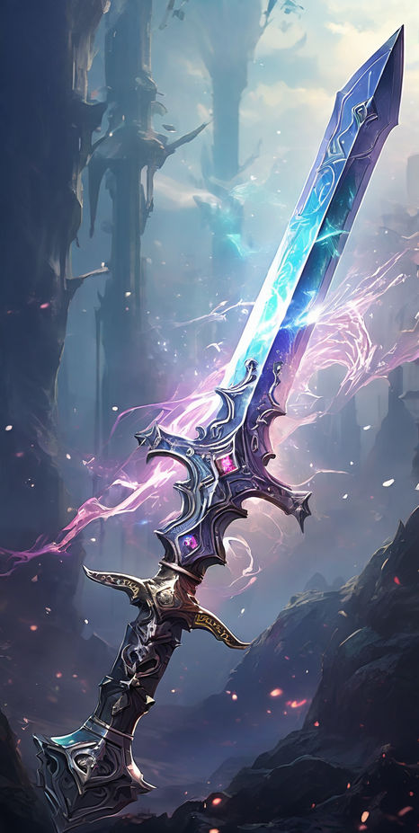 Magical greatsword by Brandon Ross - Playground