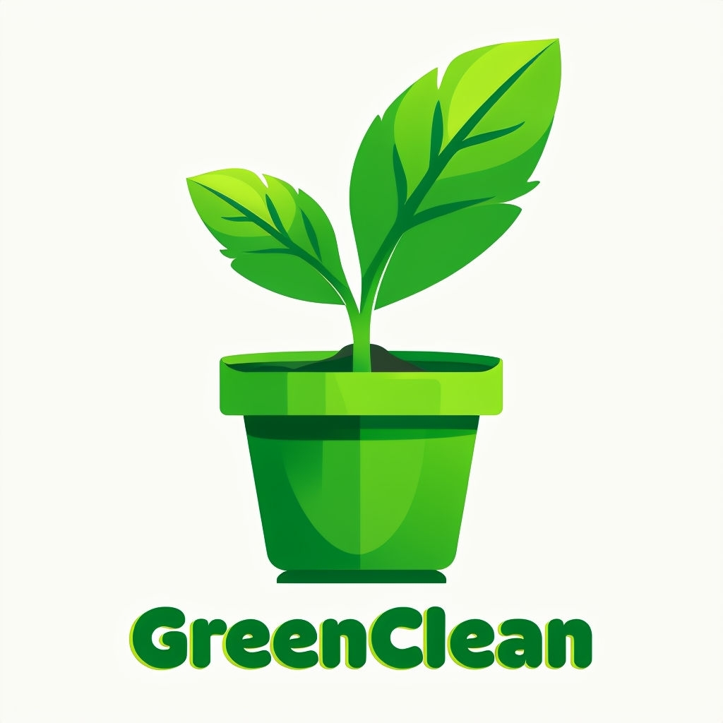 Minimalist GreenClean Eco-Friendly Logo Design