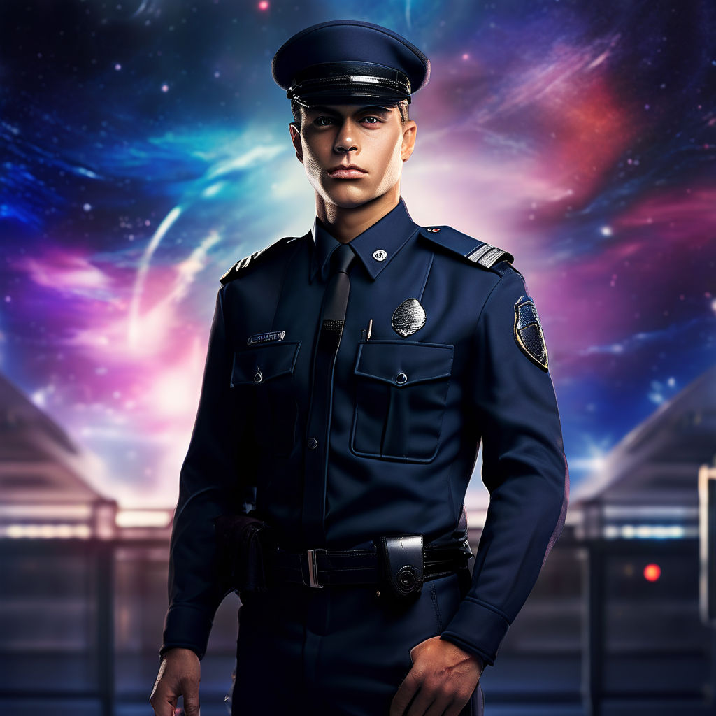 A complete uniform of a galaxy inspired of a security guard. by Bvea ...