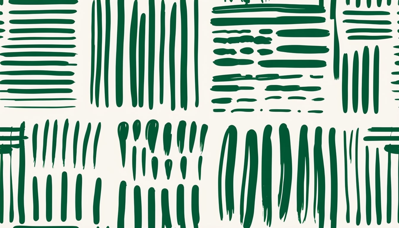 Modern Abstract Green Brushstroke Pattern Virtual Background