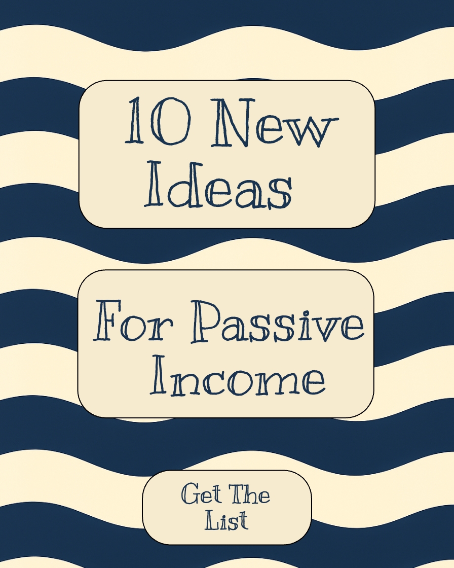 Playful Informative Graphic Design for Passive Income Ideas Instagram Posts