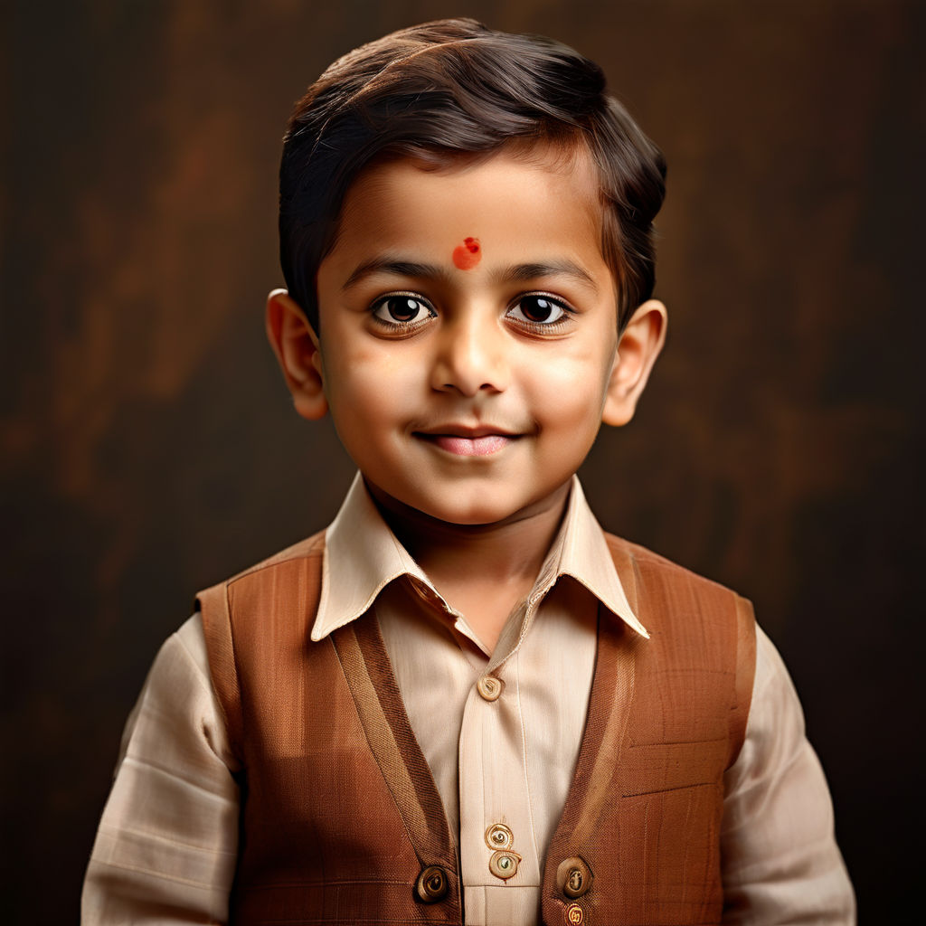 Make a Narendra Modi childhood photo by arbind kumar - Playground