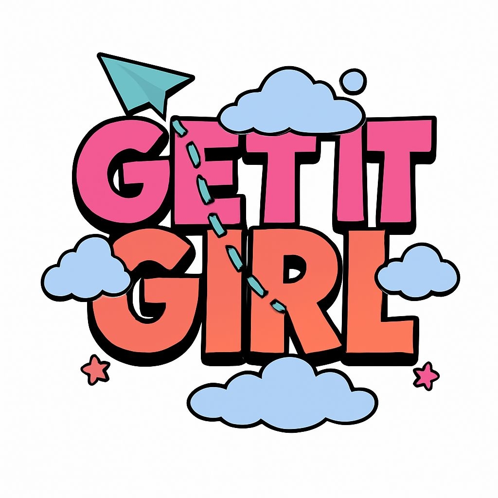 Get It Girl Motivational Cartoon T-Shirt