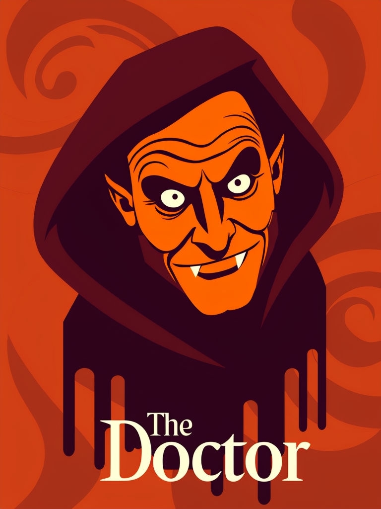 Sinister Faust Minimalist Vector Illustration Poster