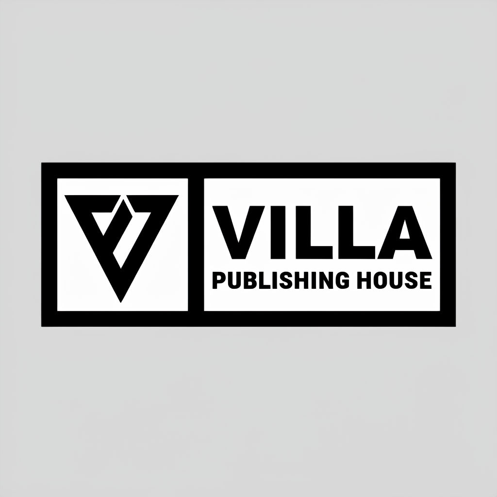 Modern Minimalist VILLA Publishing House Logo Design