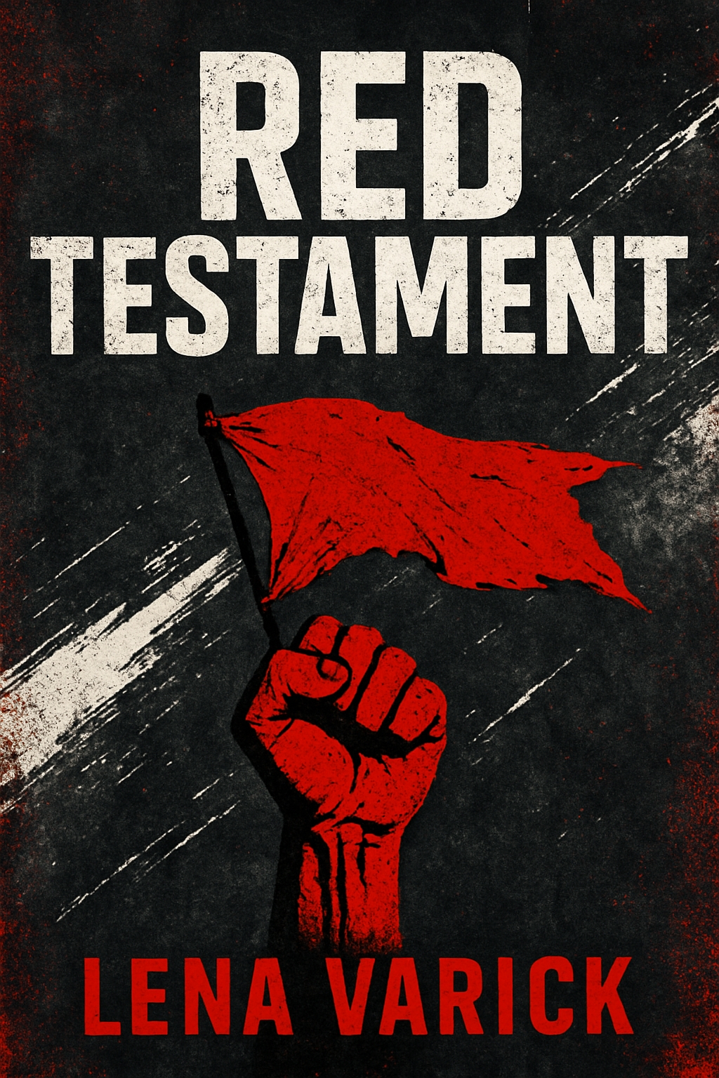 Striking Red Testament Book Cover Design by Lena Varick EBook Cover
